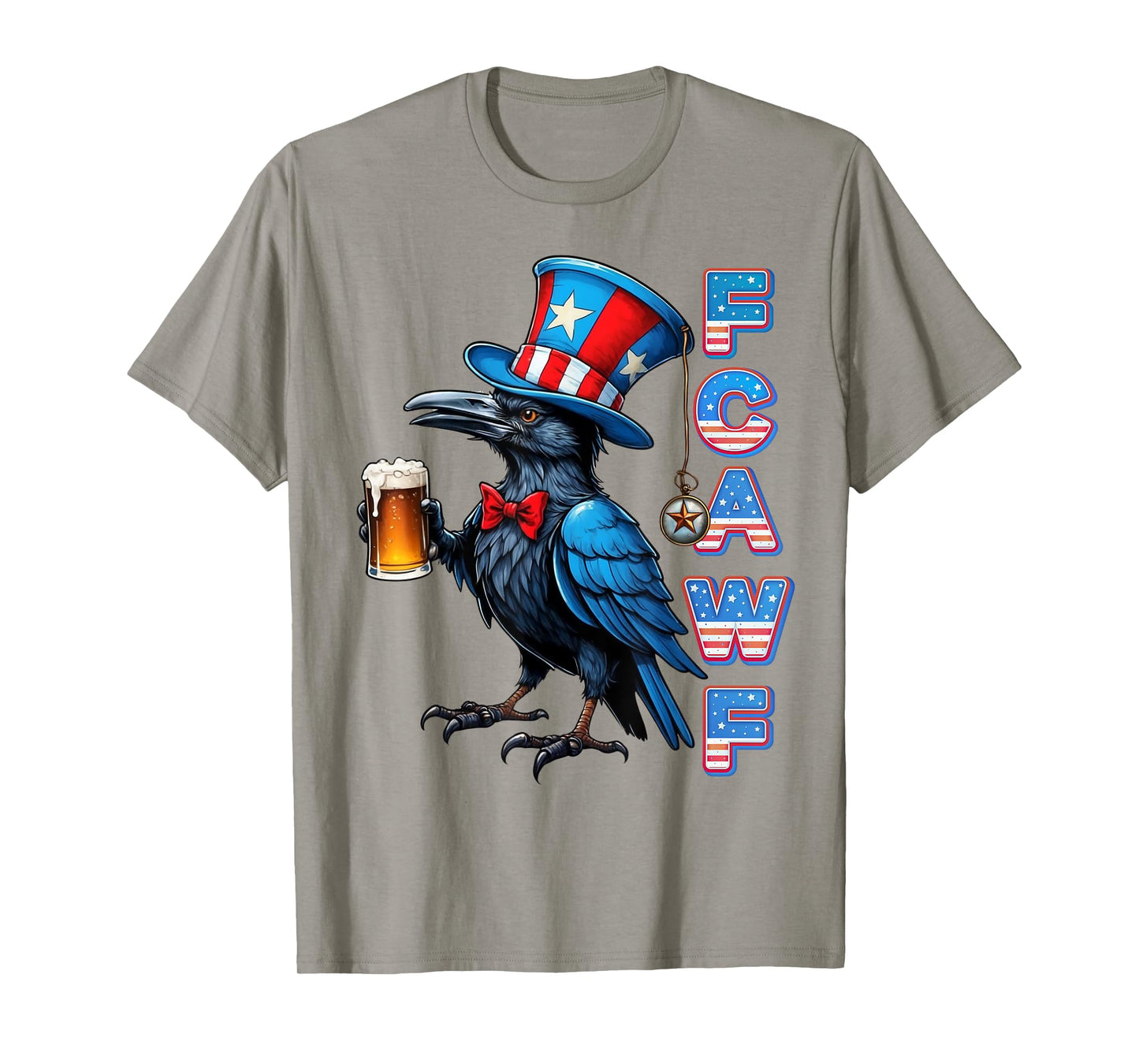 Black Crow, F-Caw-F Funny Black Bird T-Shirt