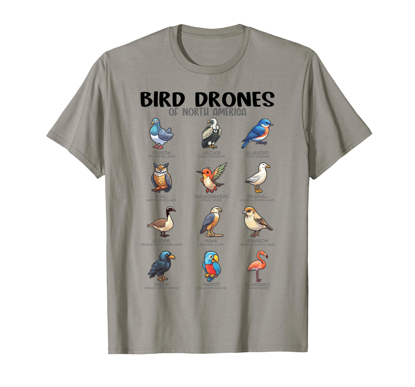 Bird Drones Of North America, Ornithologist Ornithology T-Shirt