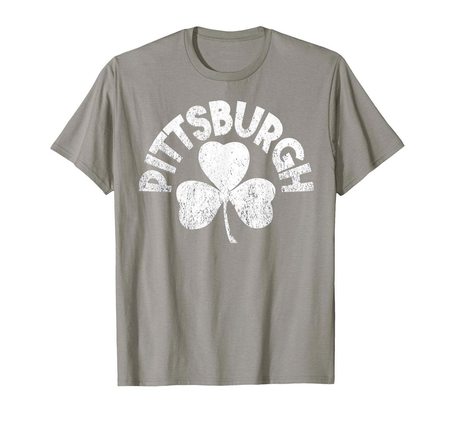 Pittsburgh St Patricks Day Distressed Irish Pittsburgh T-Shirt