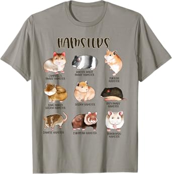 Many different hamsters - types of hamsters T-Shirt