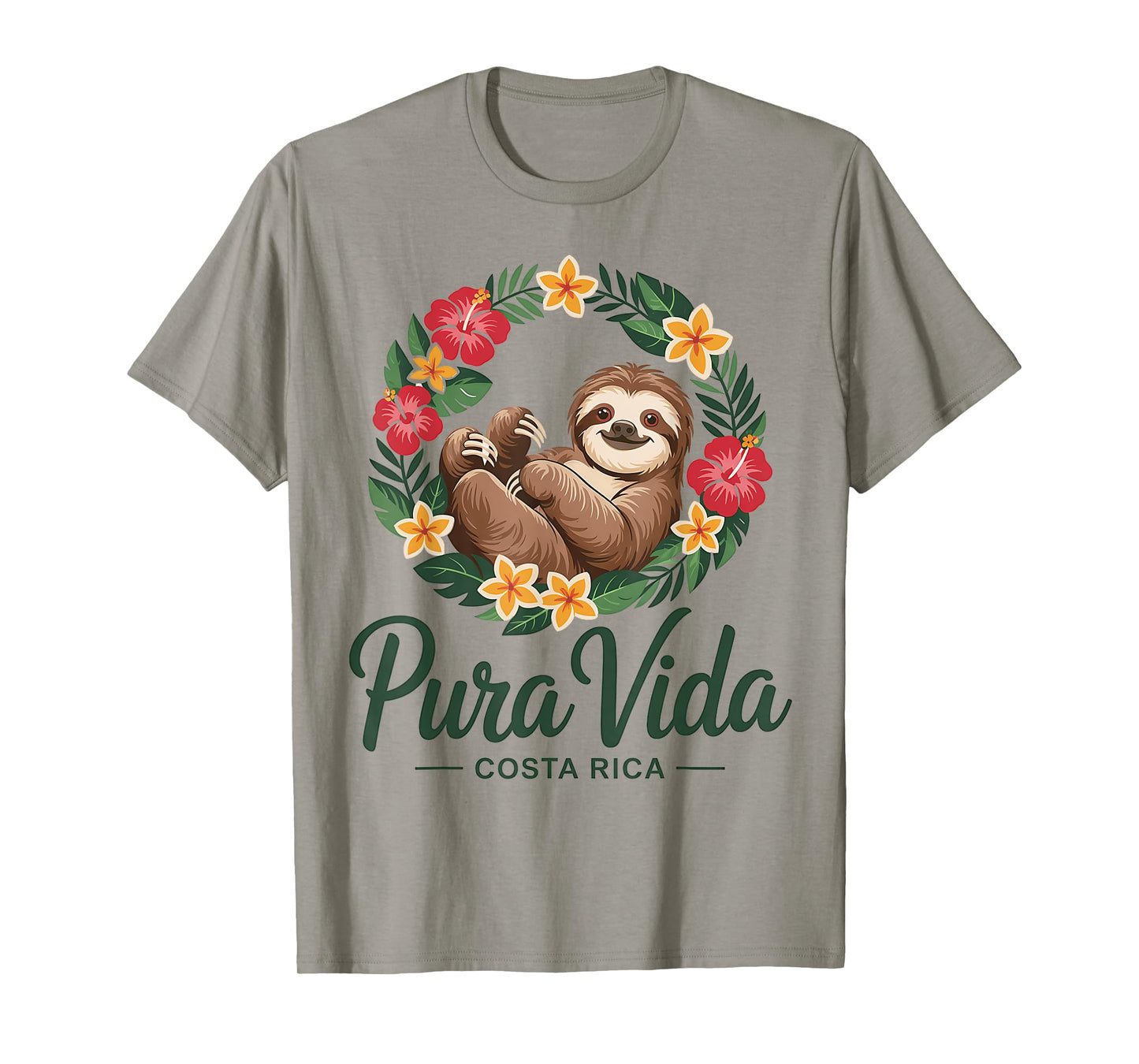 Vacation Tropical Pura Vida Sloth Costa Rica T-Shirt