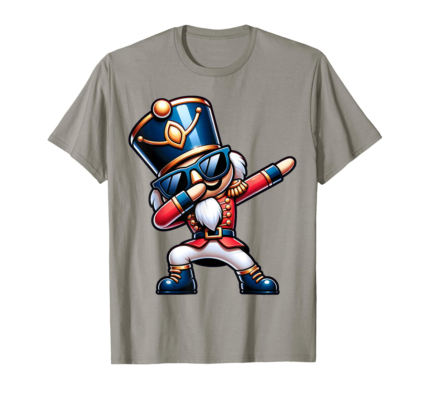 Christmas Nutcracker Dabbing Boys Santa Xmas Funny T-Shirt