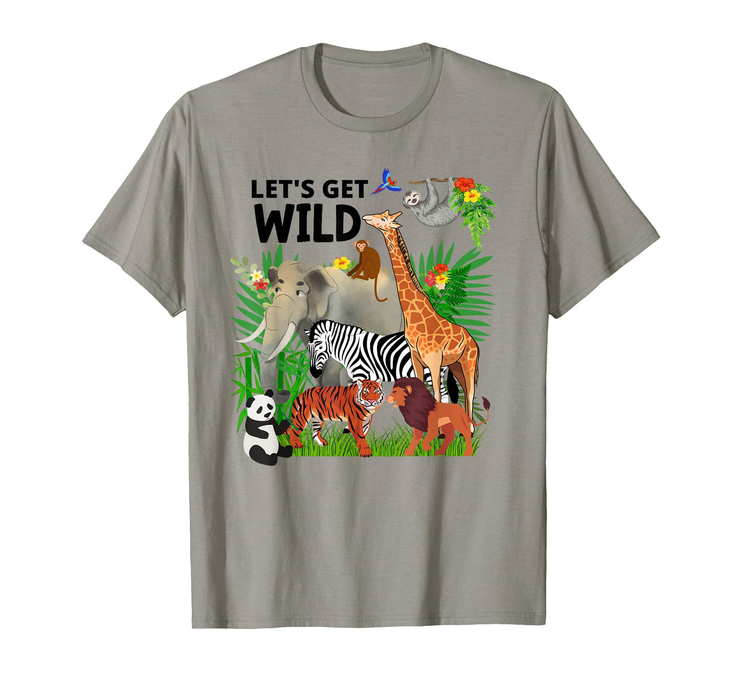 Zoo Animals Wildlife Birthday Party A Day At The Zoo Safari T-Shirt
