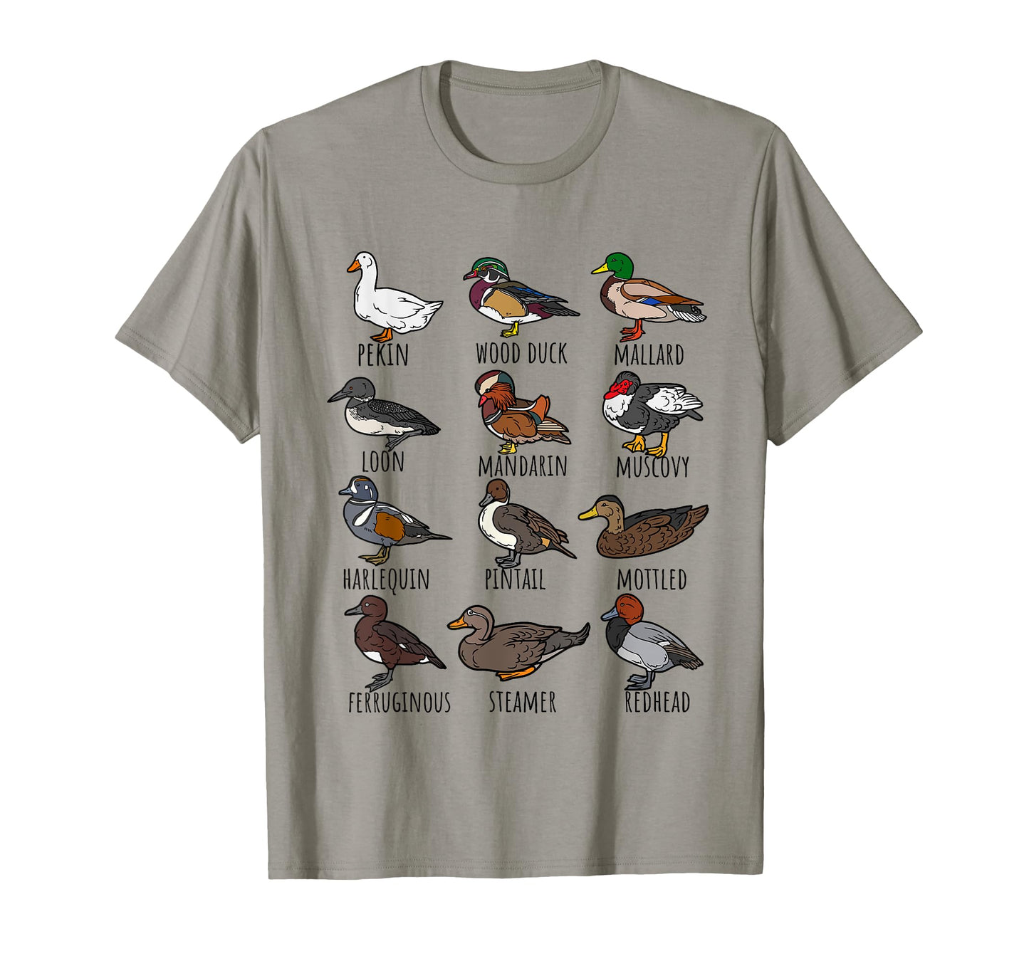 Types Of Ducks breeds Collection,Cute identification Duck T-Shirt