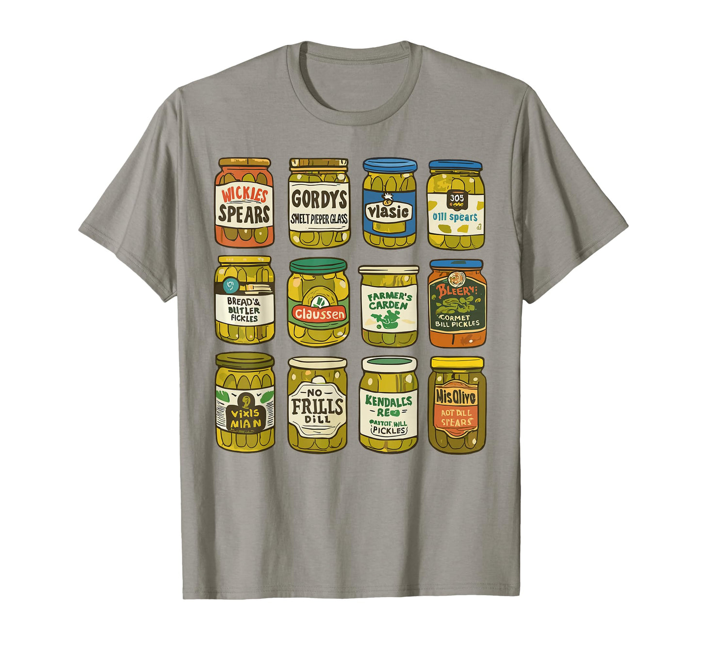 Retro Canned Pickles Jar Canning Season Pickle Jar Women Men T-Shirt