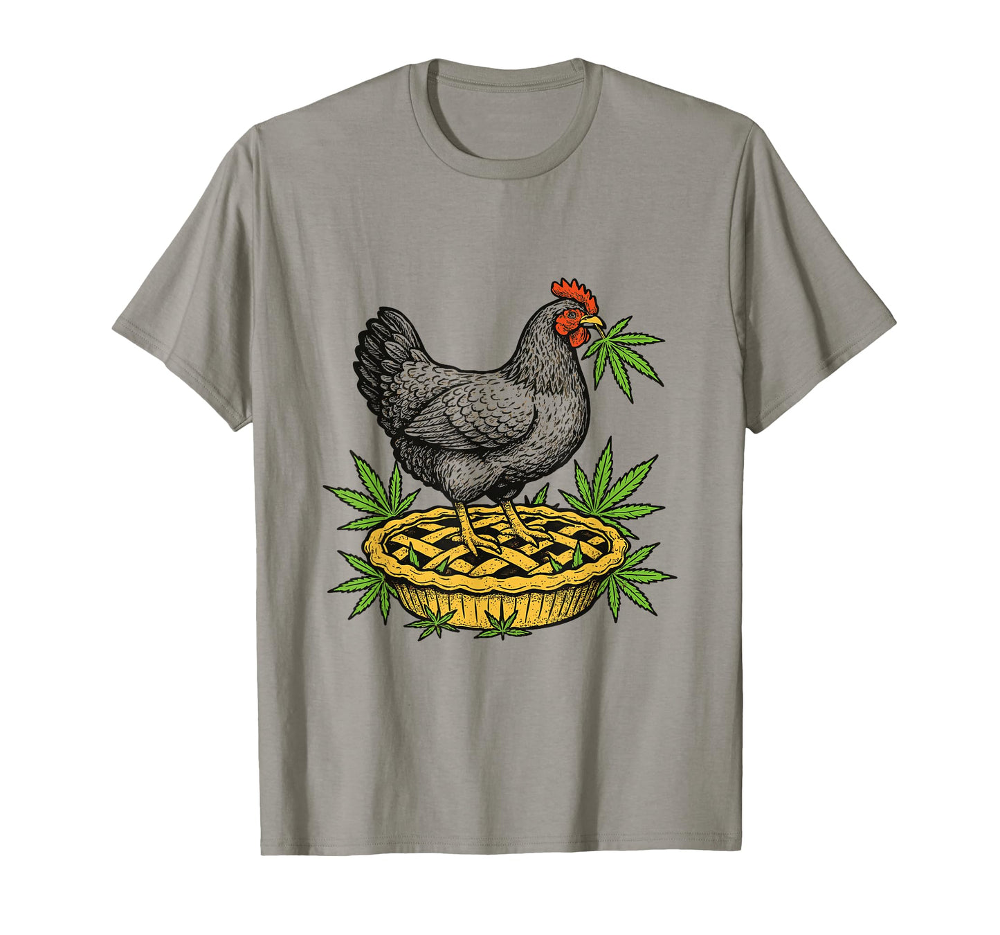 Chicken Pot Pie Marijuana Funny Cannabis Pun T-Shirt