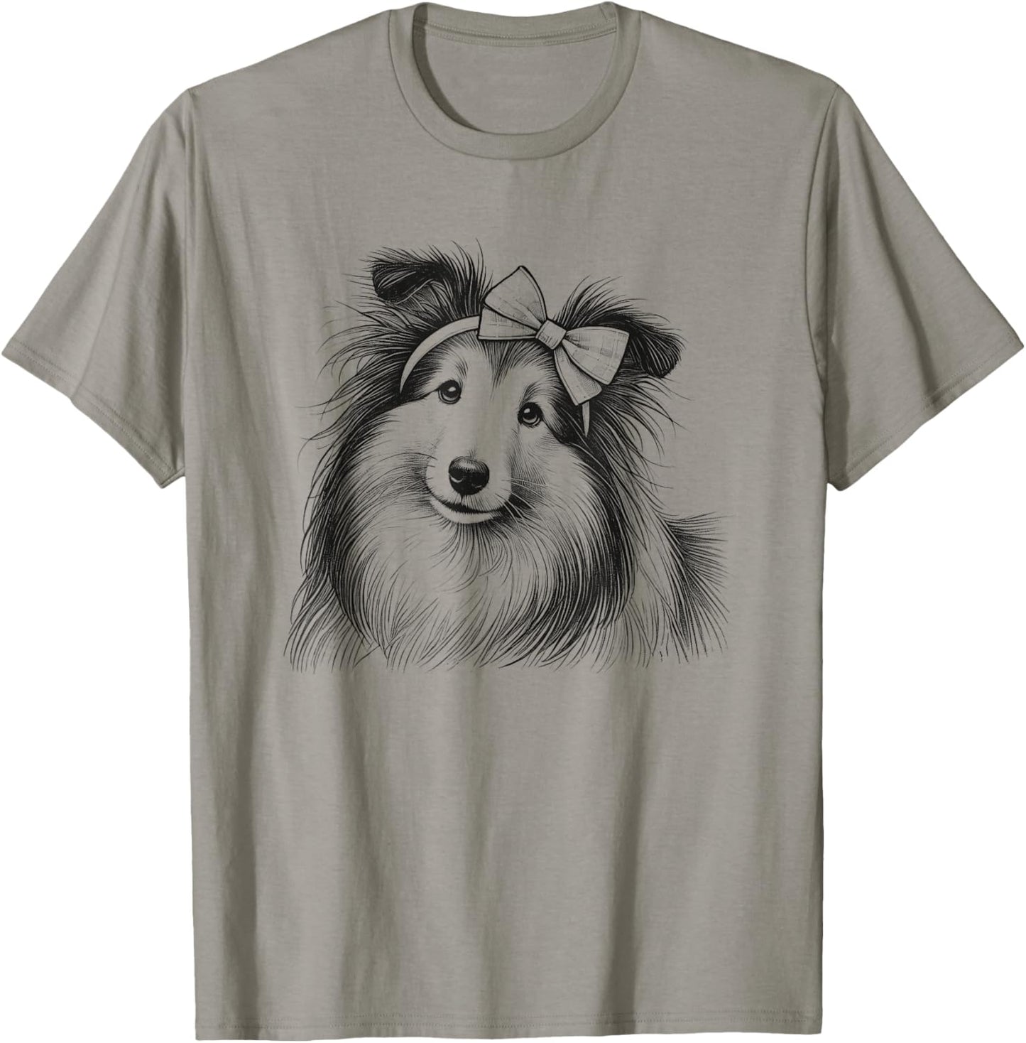 Shetland Sheepdog Dog Sheltie Design For Girls And Women T-Shirt