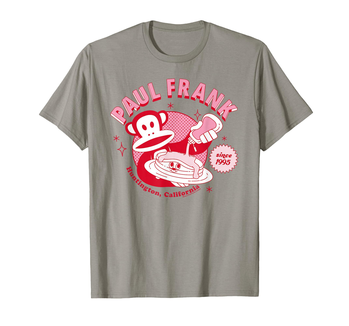 Paul Frank Breakfast Diner Pancakes Julius The Monkey T-Shirt