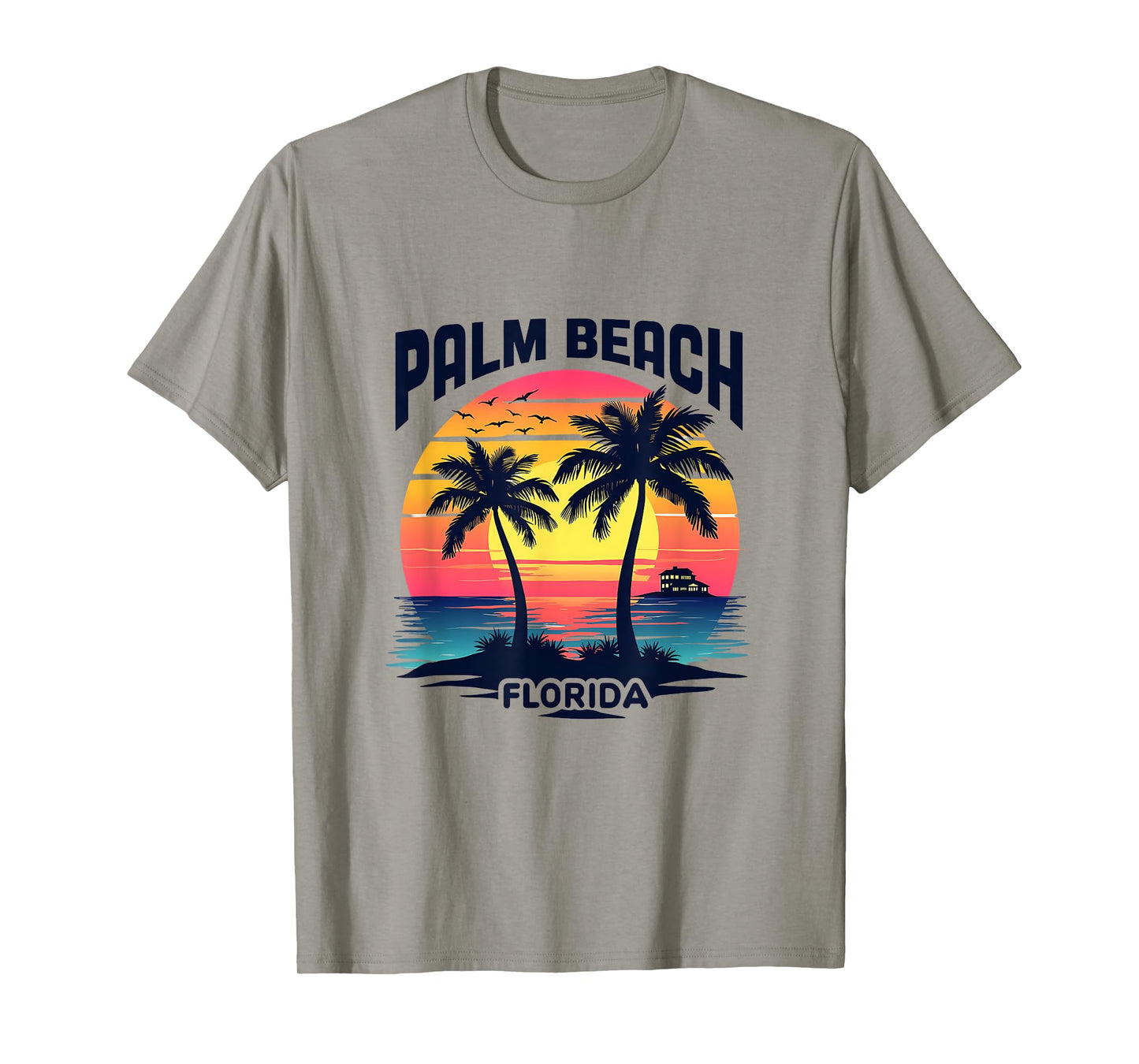 Palm Beach Florida Sunset Tropical Paradise T-Shirt