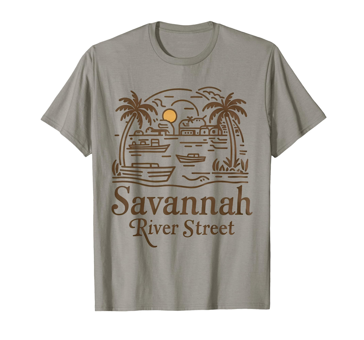 Savannah River Street Georgia Souvenir T-Shirt