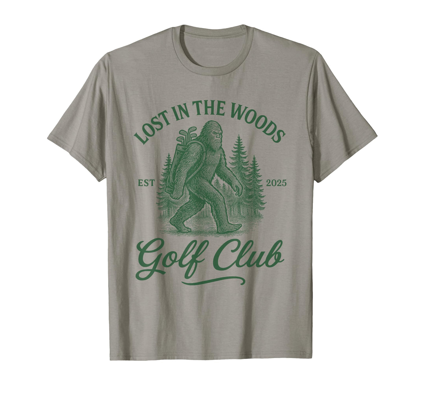 Bigfoot Golfing Sasquatch Golf for Men & Women Golfer T-Shirt