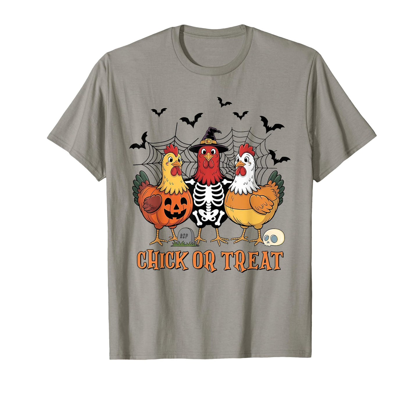 Halloween Chicken Skeleton Chick Or Treat Spooky Season T-Shirt