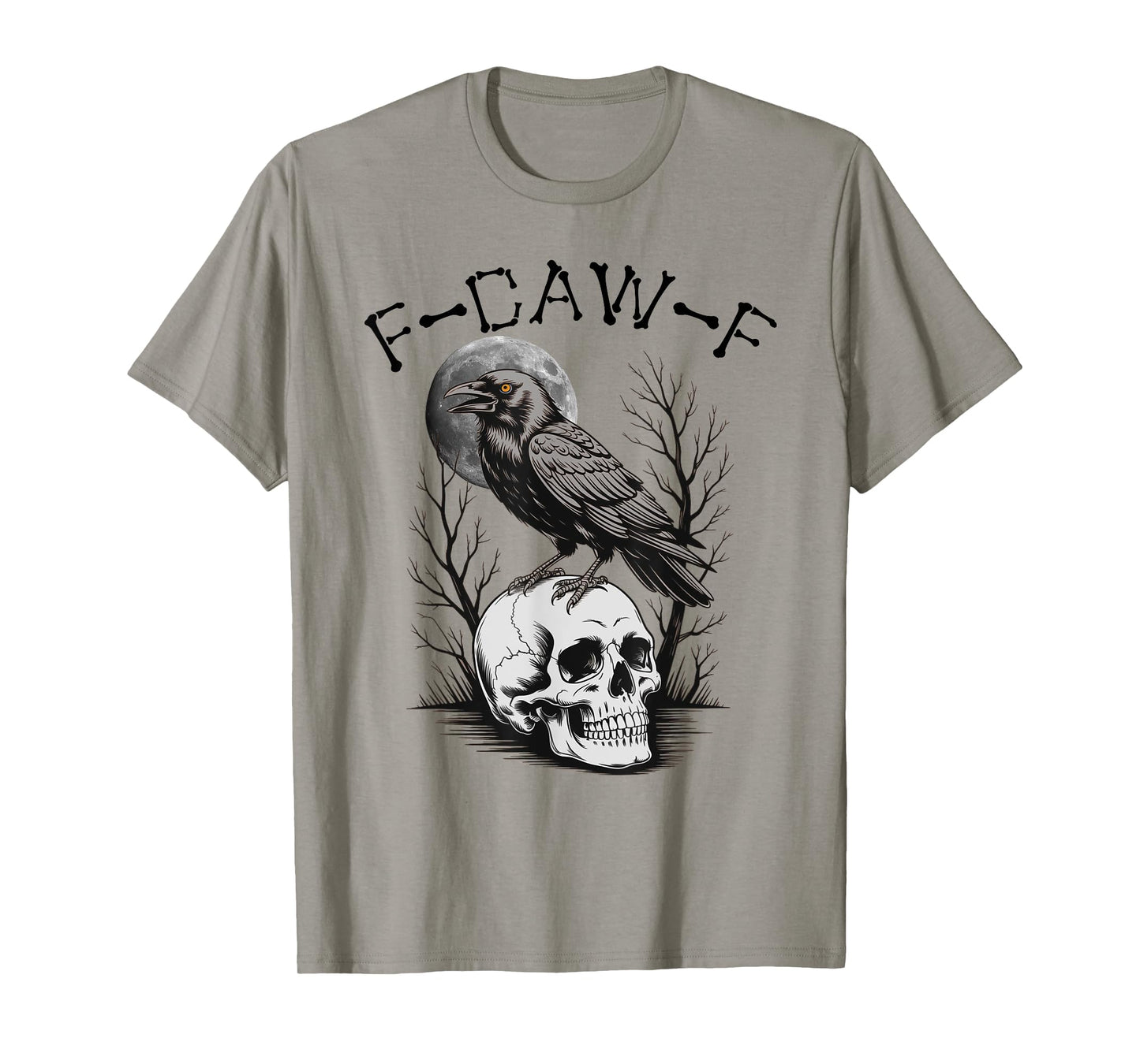 Black Crow, F-Caw-F Funny Black Bird T-Shirt