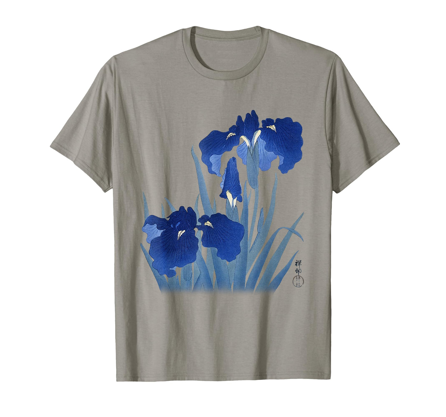 Japanese art print irises by Ohara Koson T-Shirt