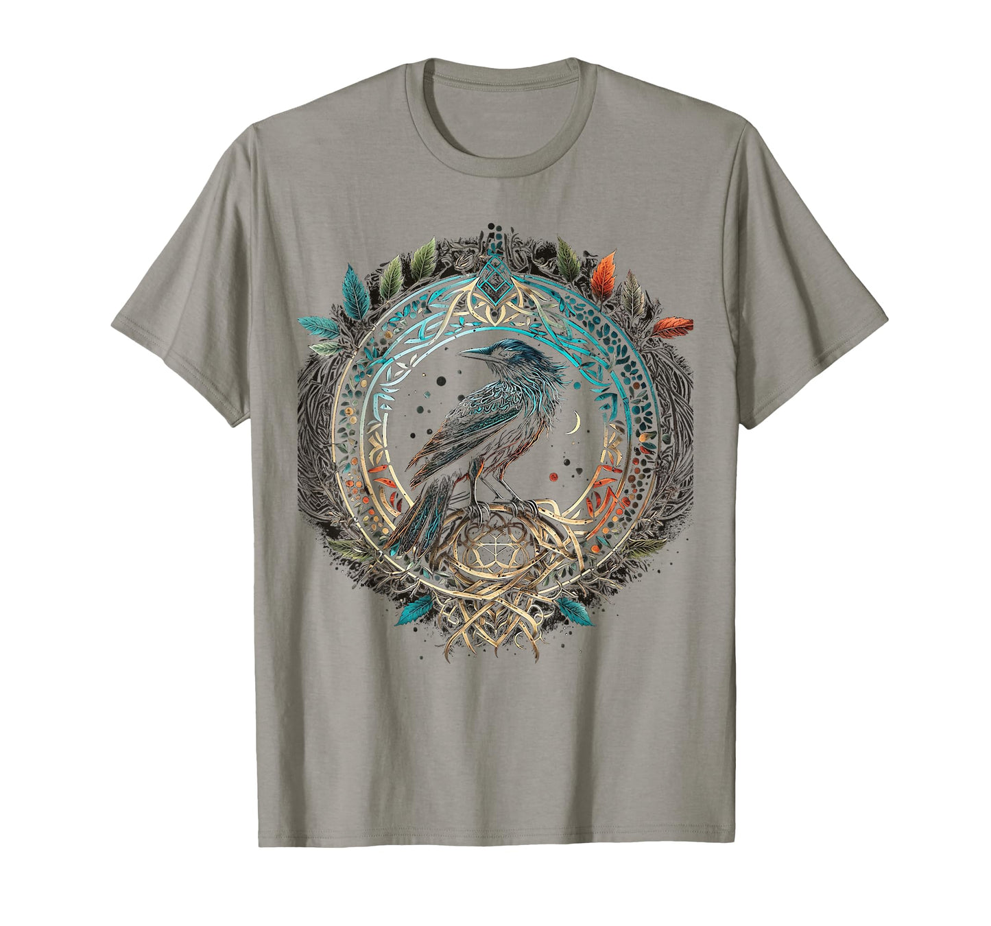 Odin's Bird Northman Valhalla Norse Mythology T-Shirt
