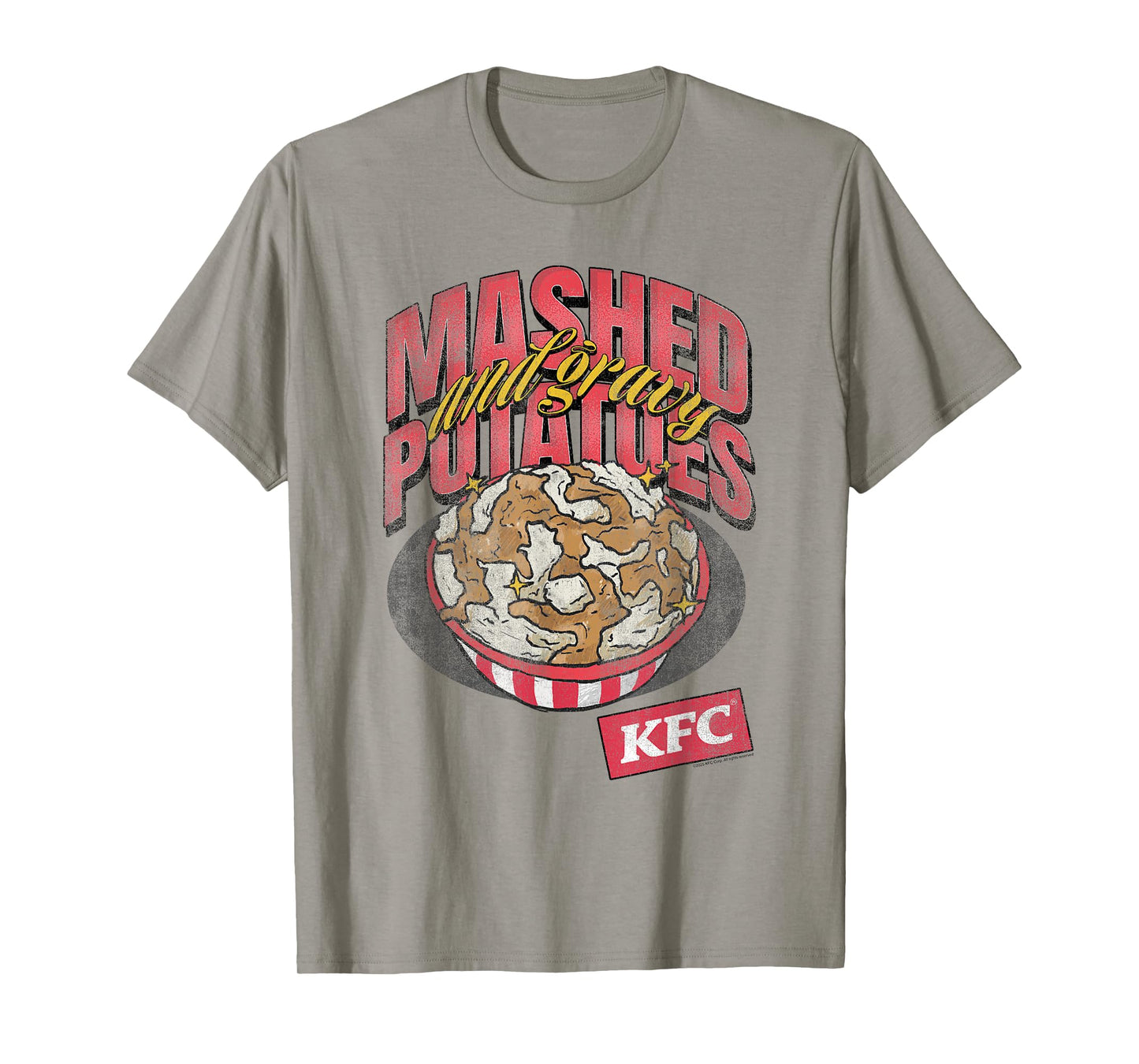 KFC Mashed Potatoes and Gravy Drawing Fun Food T-Shirt