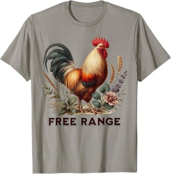 Free Range Kids Farm Field Trip Chicken Lover Gift for Feral T-Shirt