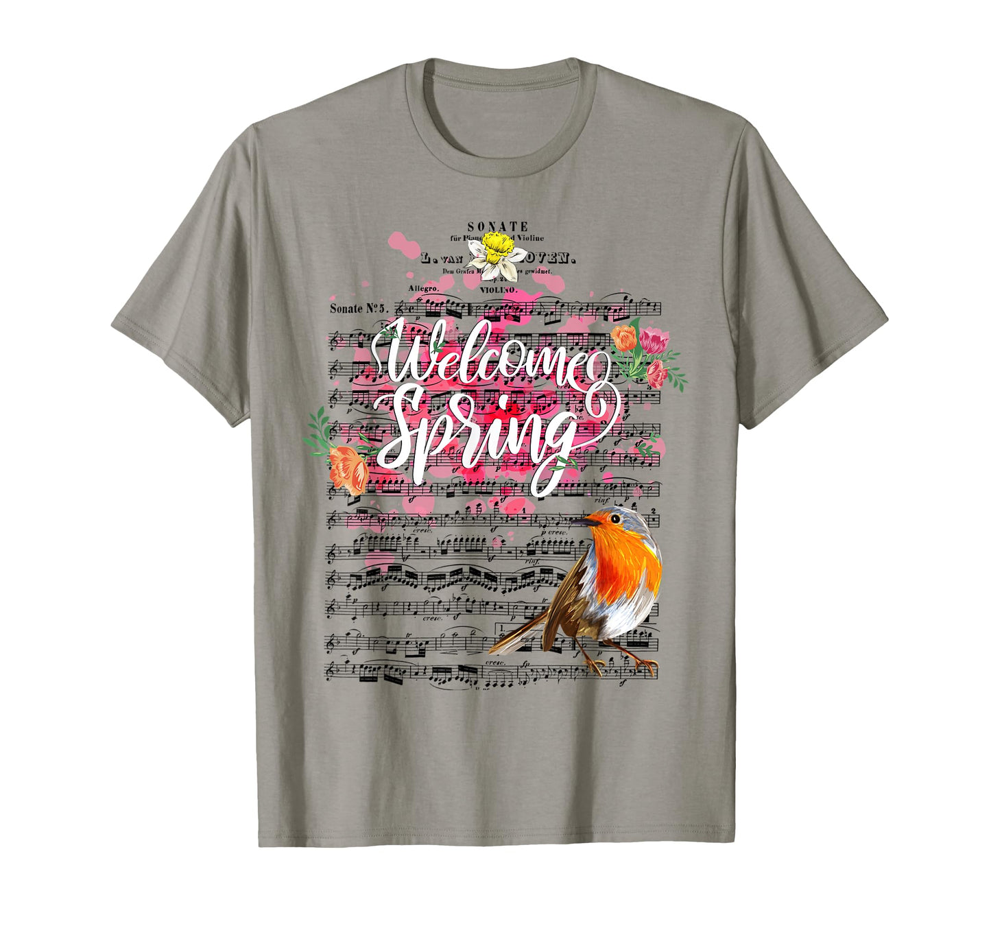Welcome Spring Sonata for Violin Piano music Beethoven T-Shirt