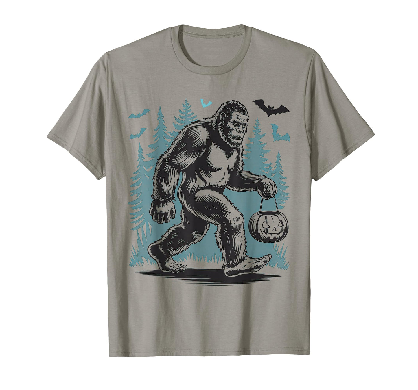 Halloween Bigfoot Pumpkin T-Shirt