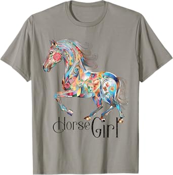 Horse Girl - Just A Girl Who Loves Horses, Horseback Riding T-Shirt