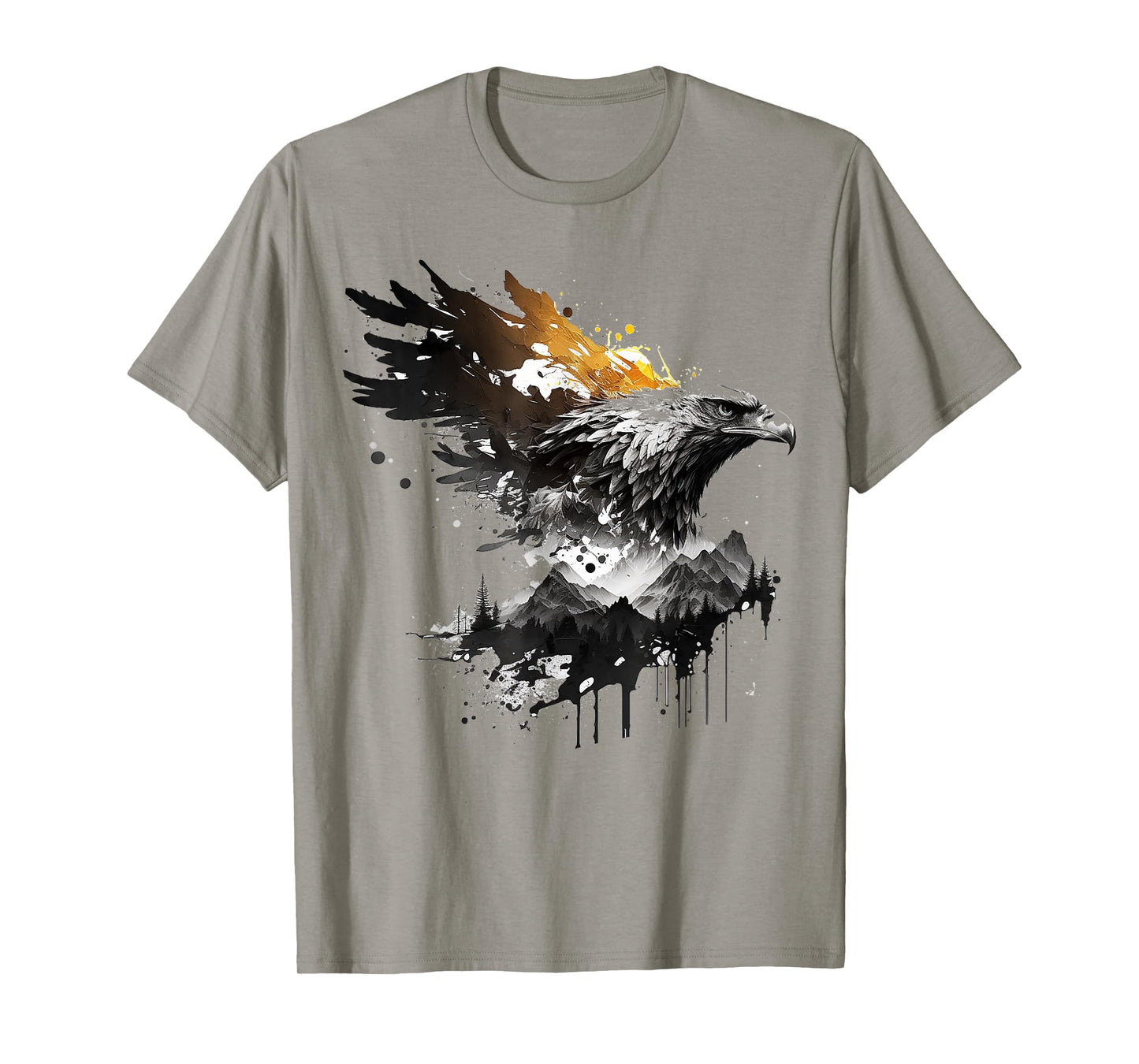Art eagle bird motif animal T-Shirt