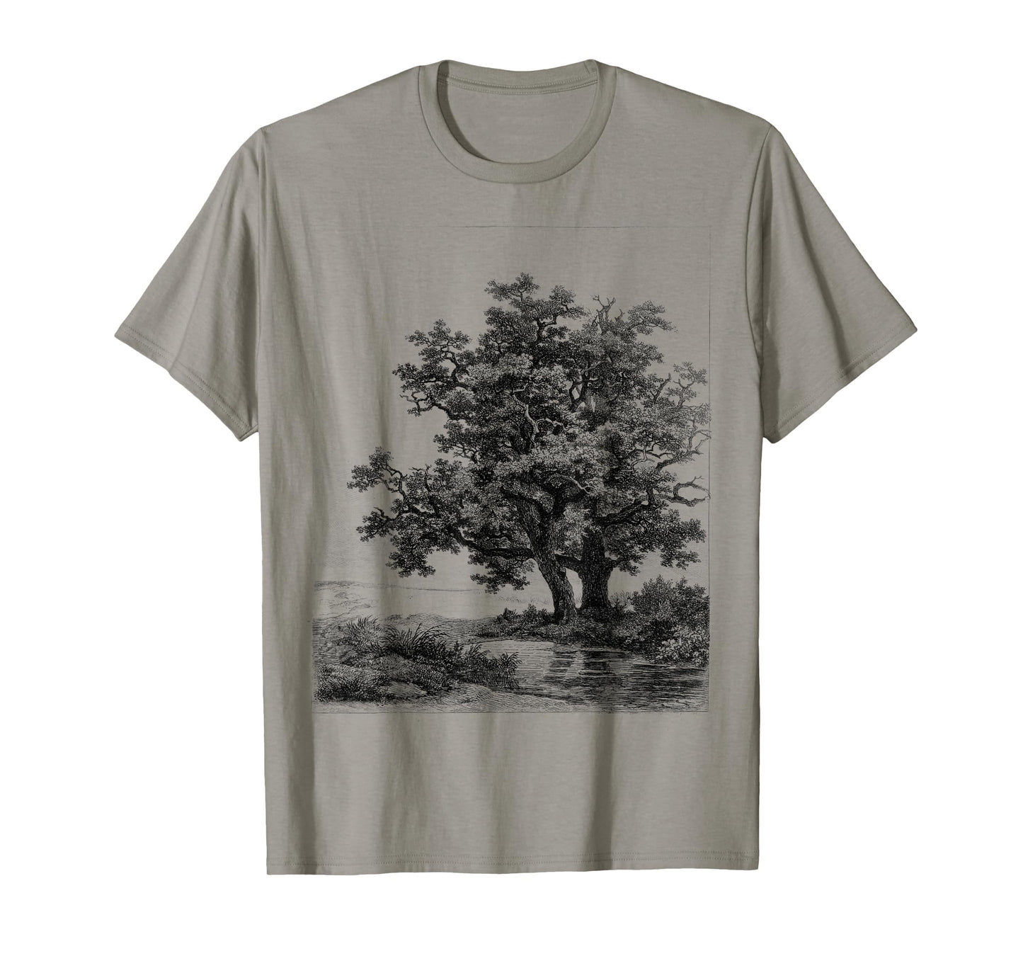 Vintage Eiche Natural Oak Tree Woodsman T-Shirt