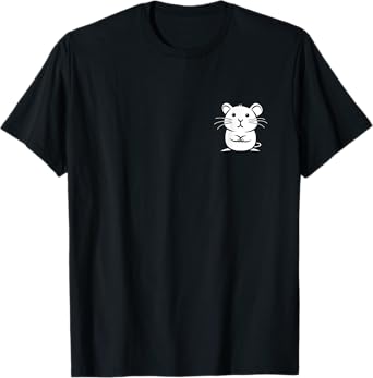 Animals Cute Mouse rodent Rat Minimalist Simple Rat T-Shirt