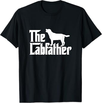 The Labfather Labrador Retriever Dog Dad Father's Day T-Shirt