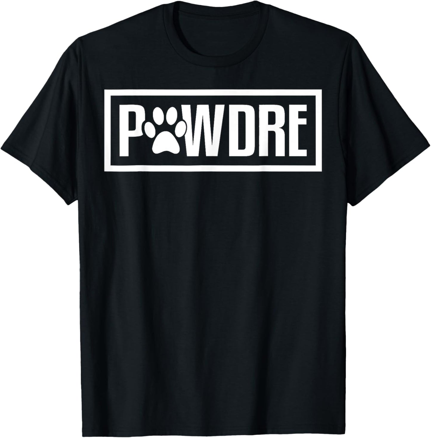 Mens Pawdre Shirt Cat or Dog Dad Fathers Day Gift T-shirt