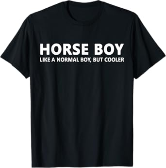 Horseback Riding Boy Horse Boy T-Shirt