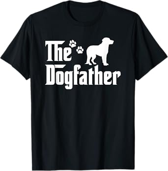 The Dogfather Tee Fathers day Gift Dog Labrador Retriever T-Shirt for Men Women Girls Kids