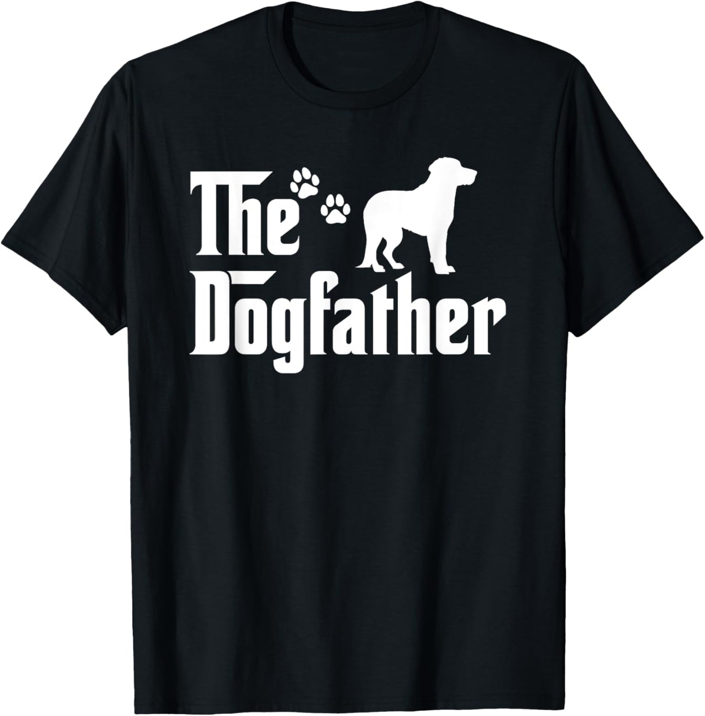 The Dogfather Tee Fathers day Gift Dog Labrador Retriever T-Shirt