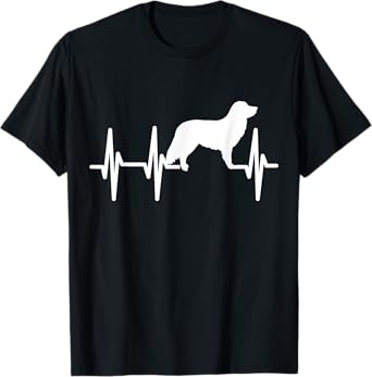 Nova Scotia Duck Great Heartbeat Dog Mom Dad Lover Gift T-Shirt
