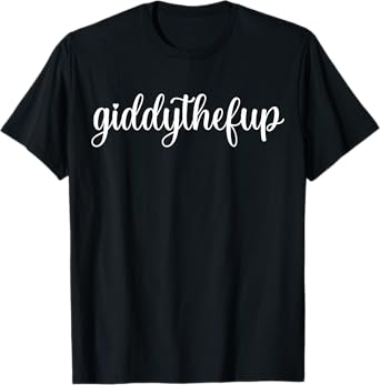 Giddythefup Derby Day Horse Racing T-Shirt