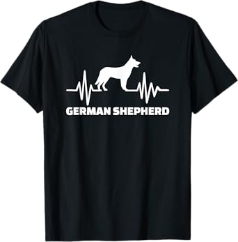 German Shepherd heartbeat T-Shirt