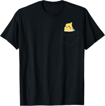 Cockatiel In The Pocket Cute Pocket Ashenfallow Cockatiel T-Shirt