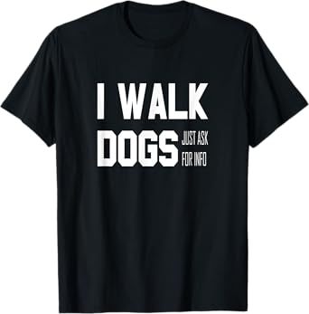 Official Dog Walker Men Women Kids T-Shirt