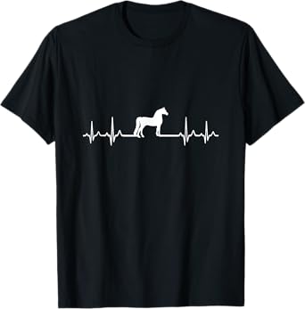 Heartbeat Horse - ECG Pulse Morgan T-Shirt