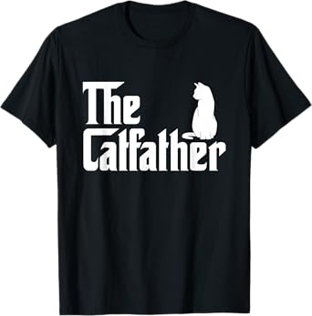 The Catfather - Cat Lover Kitten Owner Kitty Men Women Kids T-Shirt