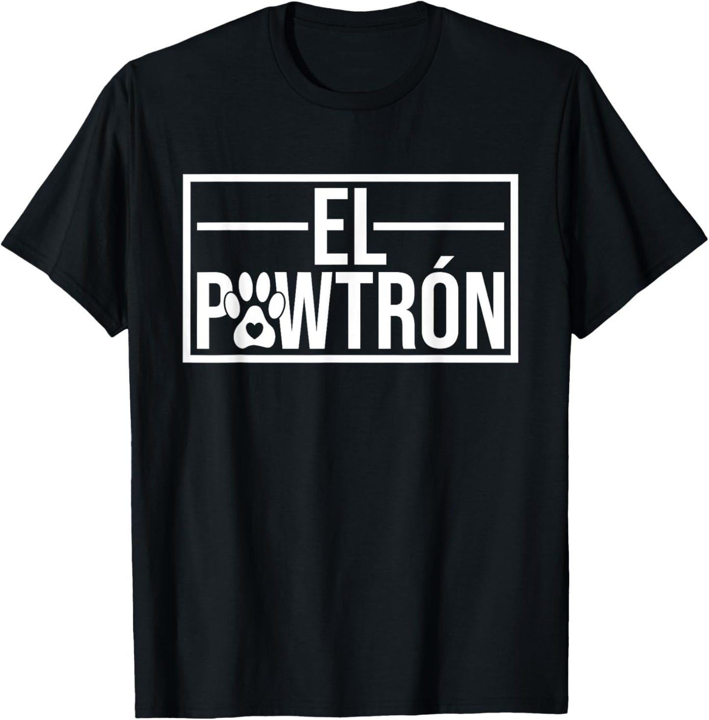El Pawtrón Cat Dad Cat Grandpa Funny Fathers Day Cat Lover T-Shirt