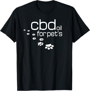CBD For Pets Hemp Treats Cannabis Oil Cats Dogs CBD Oil T-Shirt
