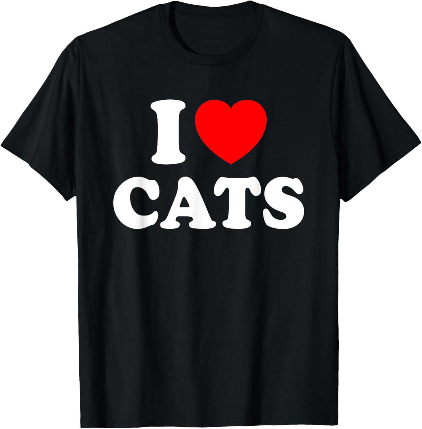 I Love Cats I Heart Cats T-Shirt