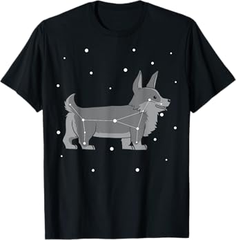 Constellation Corgi Dog T-Shirt