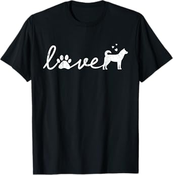 Korean Jindo Mom Dad Dog Love Love Pet Paw G Men Women Girls Kids T-Shirt