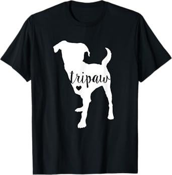 Tripaw Dog, Three Legged Dog, Tripaw Mom, Tripod Dog T-Shirt
