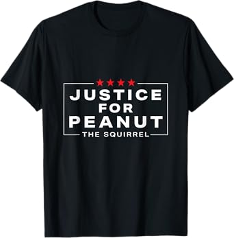 Justice For Peanut The Squirrel Tee - Peanut Squirrel T-Shirt