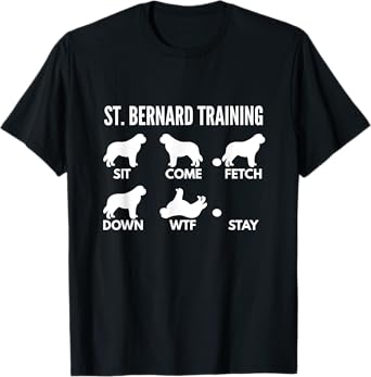 St. Bernard Training for Saint Bernard Owners T-Shirt