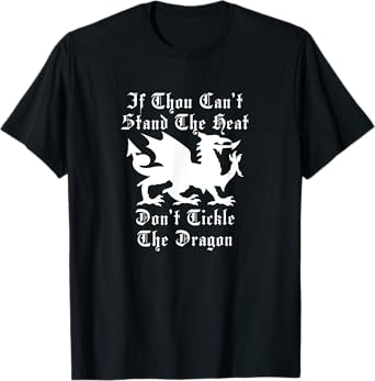Fire Dragon Renaissance Fair Faire Festival Medieval Theme T-Shirt