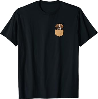 GSP Dog In A Pocket Hunting Dog German Shorthaired Pointer T-Shirt