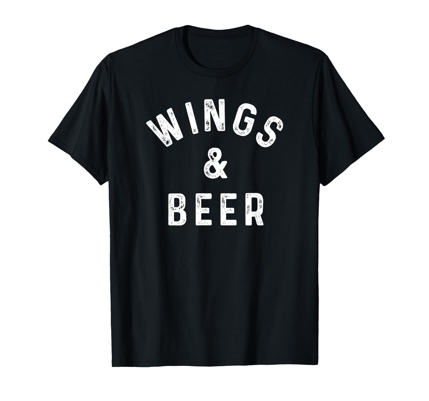 Wings & Beer Funny Buffalo Chicken and Beer Drinker T-Shirt